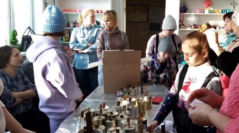 «КАТАЙСК-ФРОНТУ», ИЗГОТОВЛЕНИЕ БЛИНДАЖНЫХ СВЕЧЕЙ