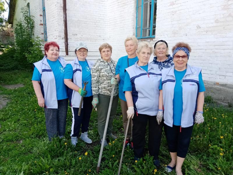 Субботник в парке "Аллея Славы"