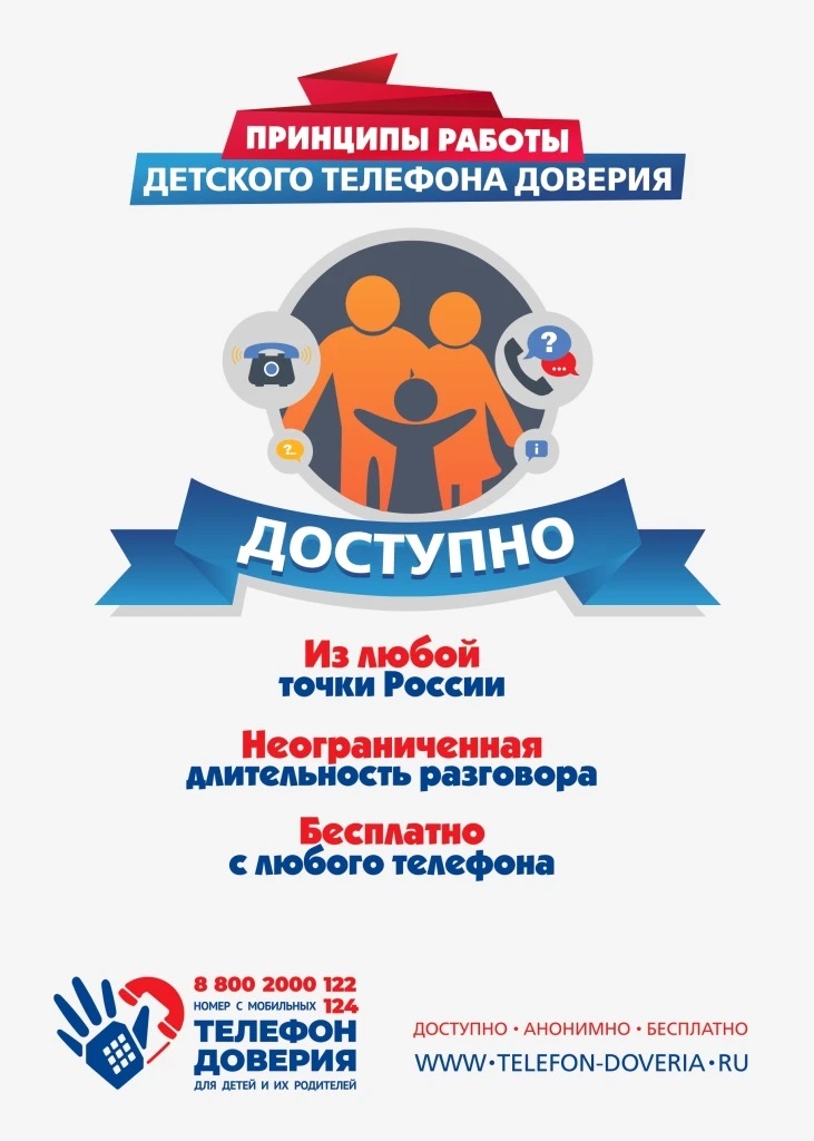 ПРИНЦИПЫ РАБОТЫ ДЕТСКОГО ТЕЛЕФОНА ДОВЕРИЯ