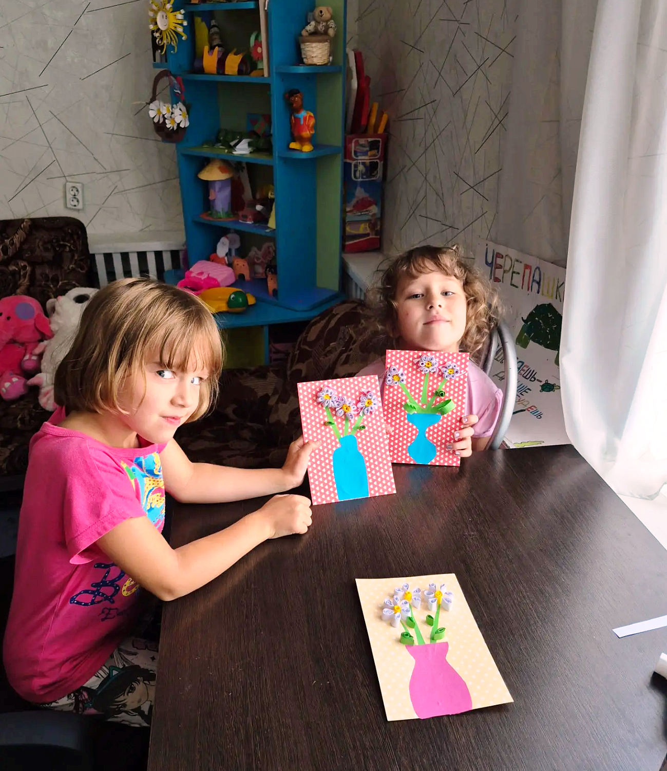 ЛЕТНИЙ БУКЕТ ДЛЯ МАМЫ: ИСКУССТВО КВИЛЛИНГА